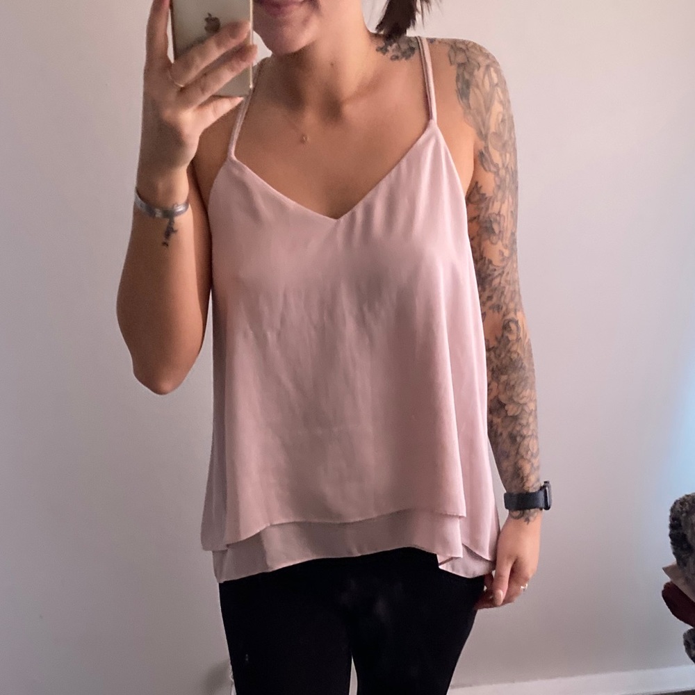 Blush dressy camisole